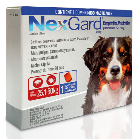 Nexgard 25,1 - 50 kg